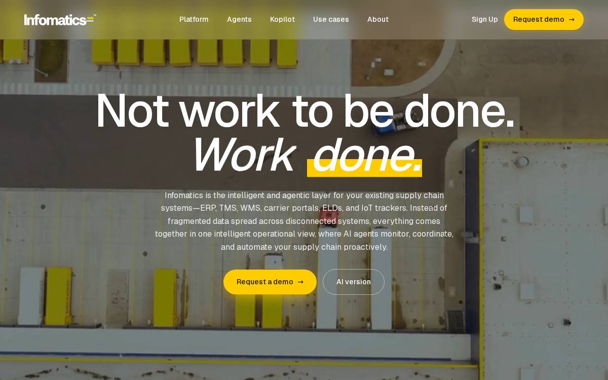 Infomatics website preview