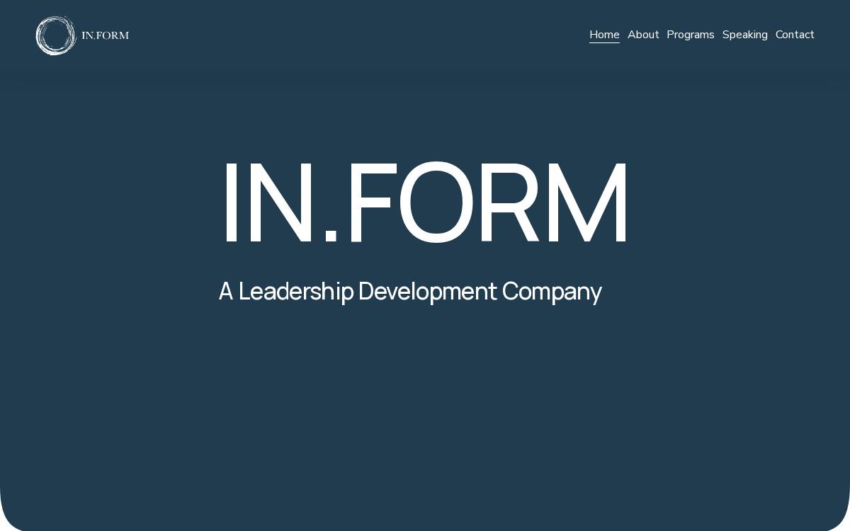 Informseries website preview