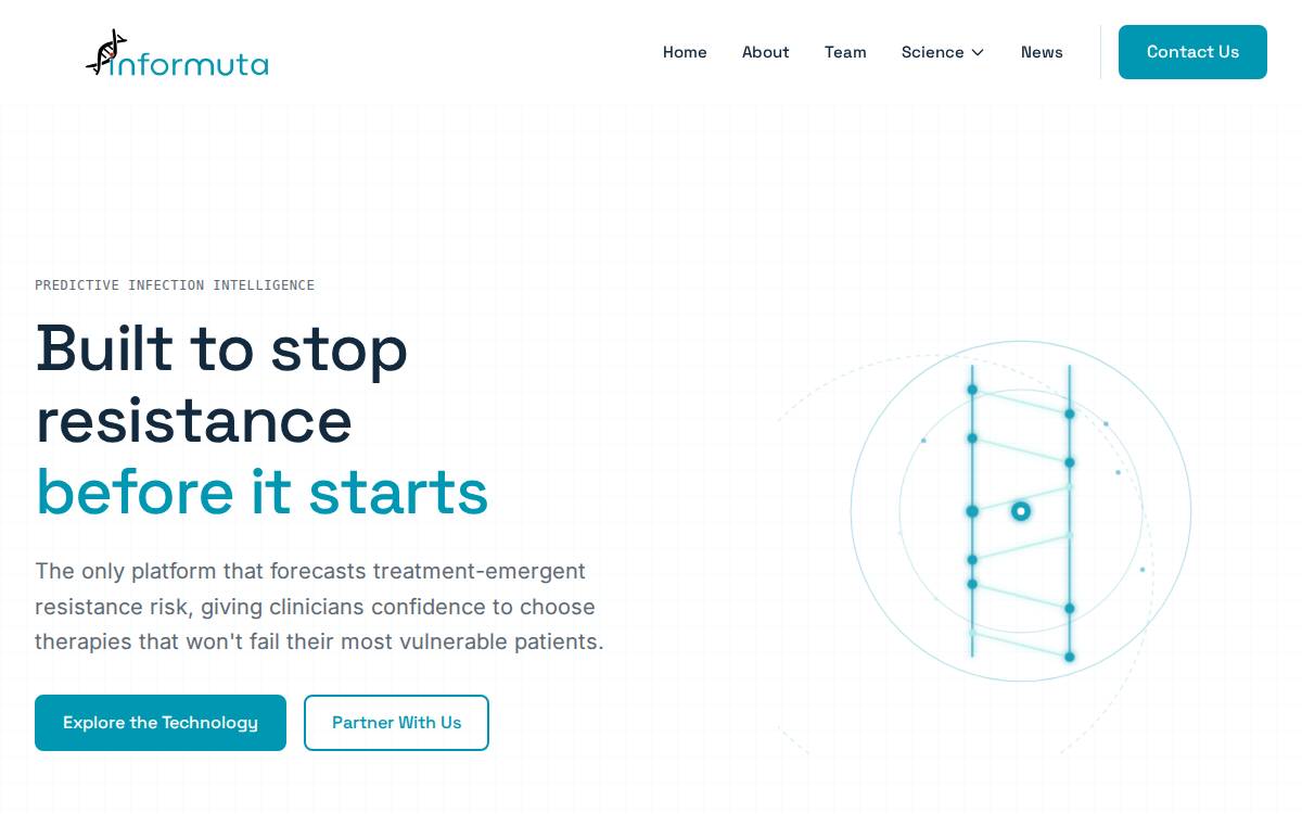 Informuta website preview