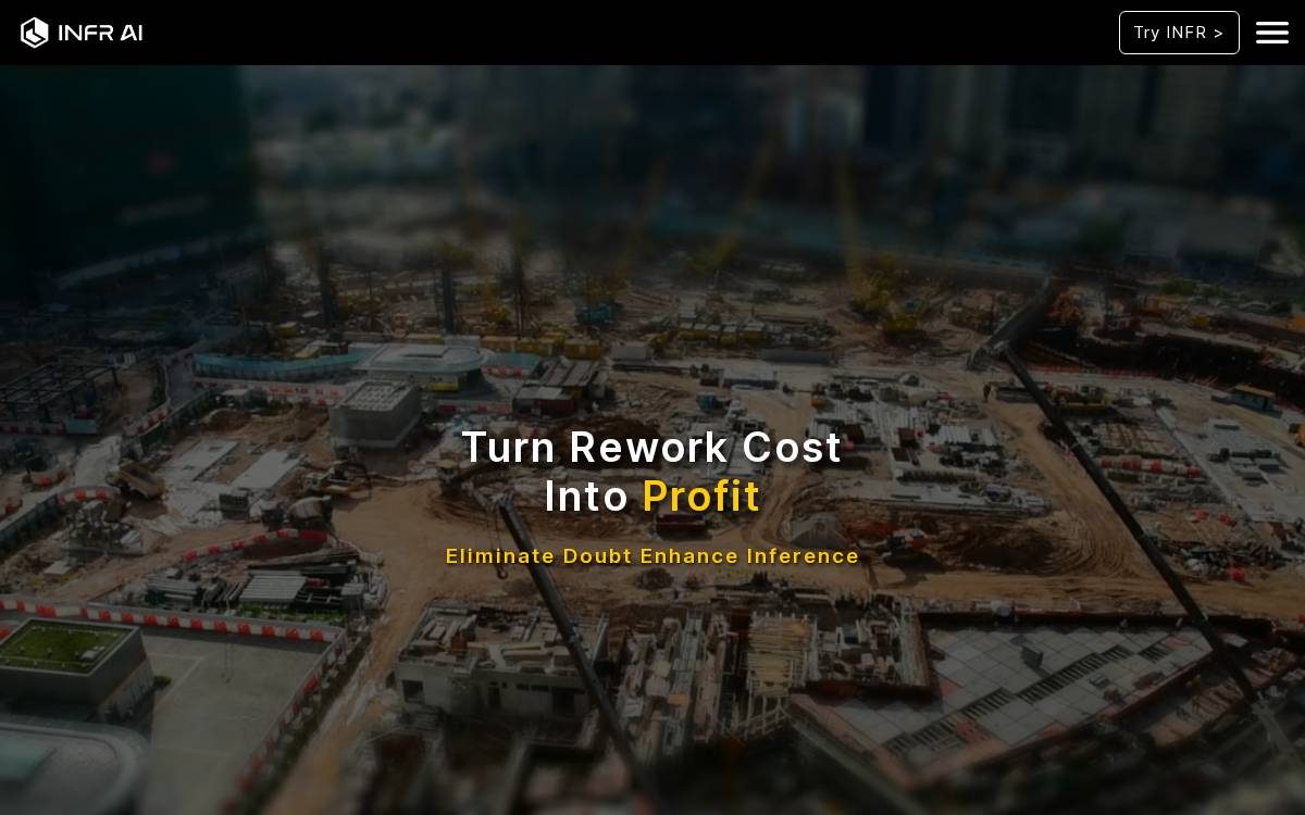 Infr Ai website preview