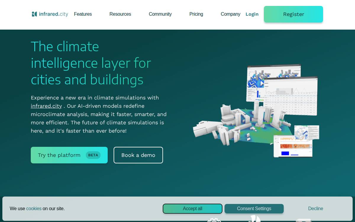 Infrared City GmbH website preview