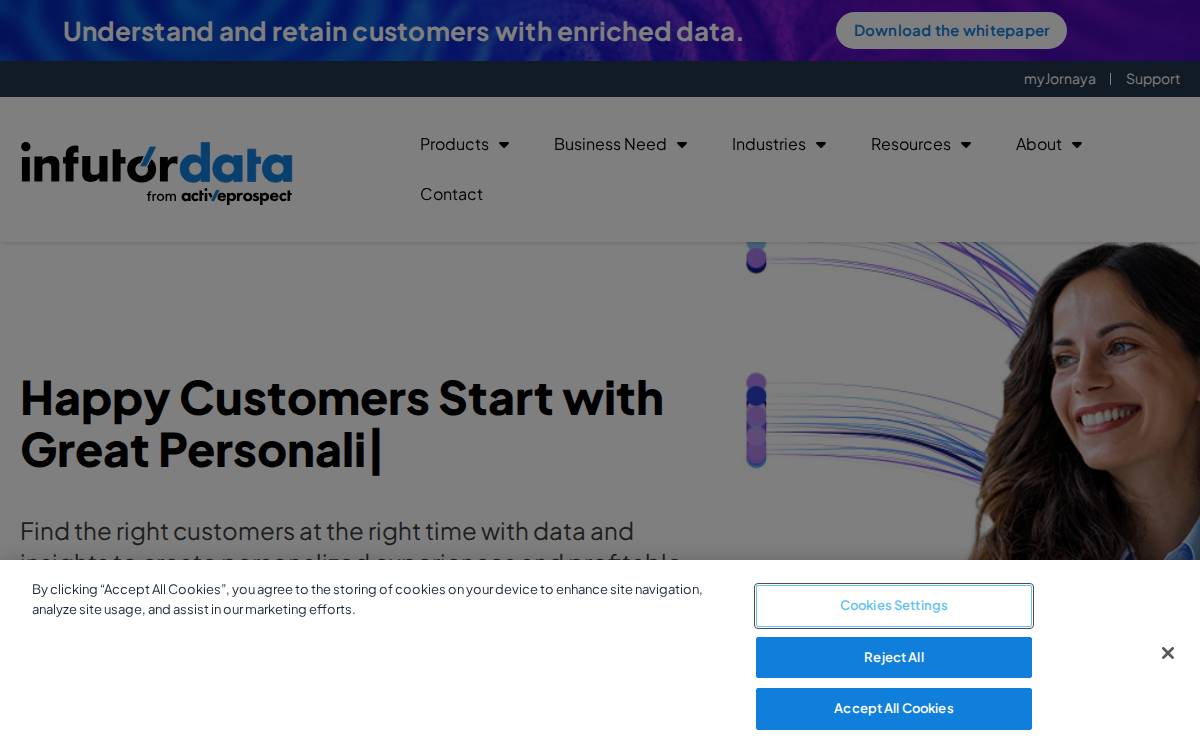 Infutor website preview