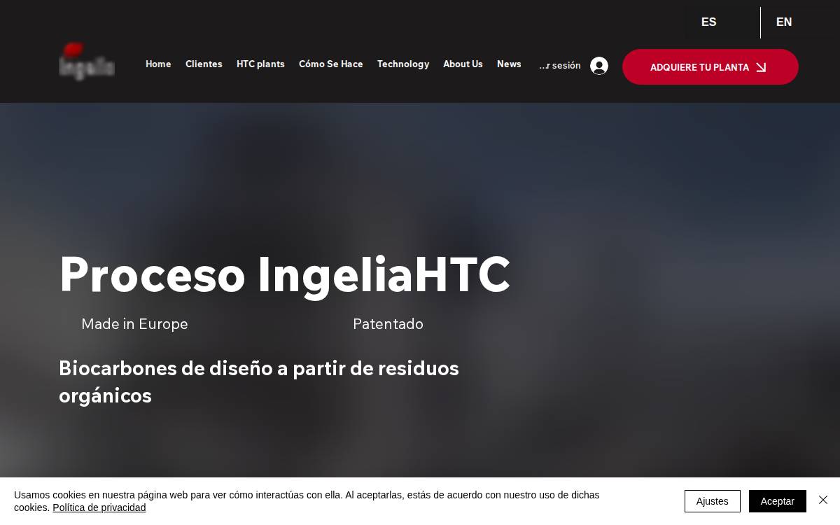Ingelia website preview