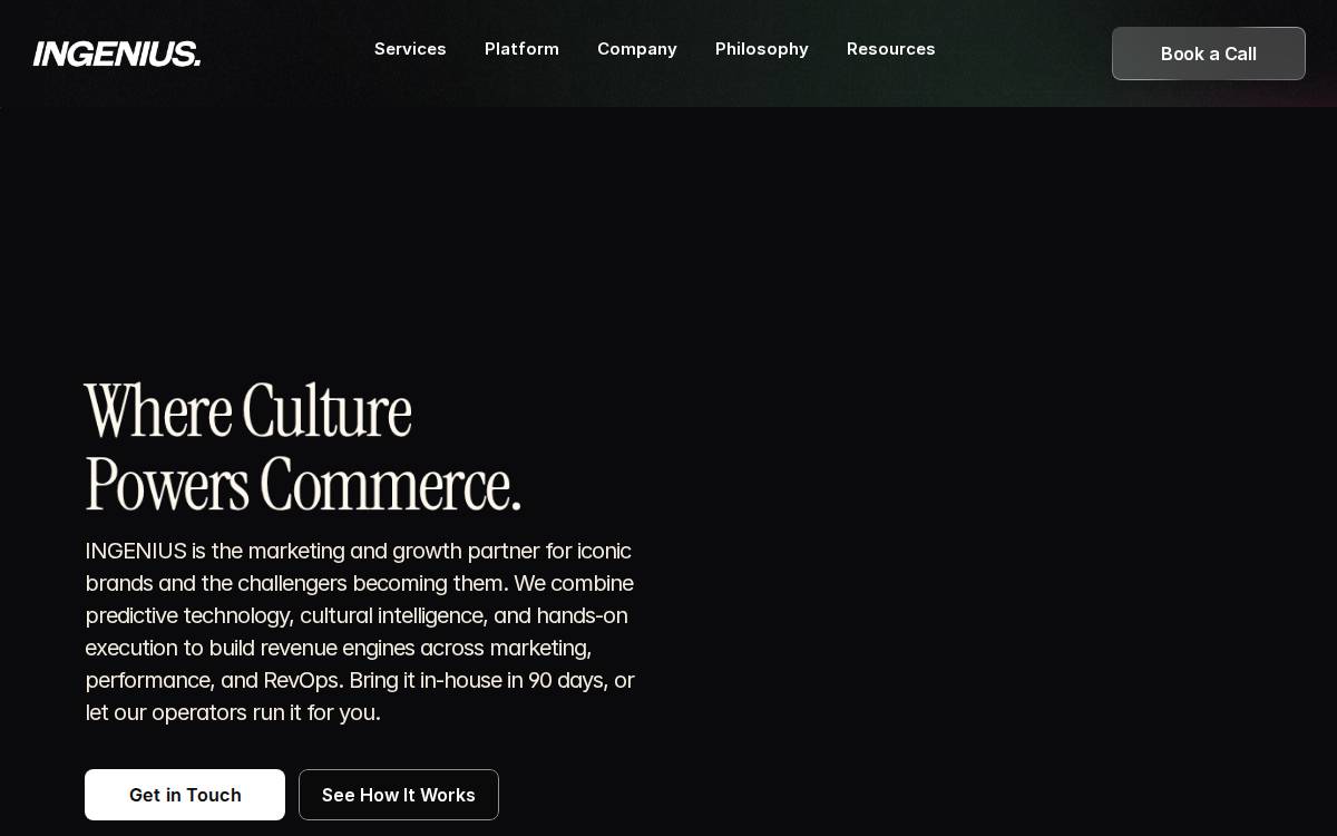 INGENIUS website preview