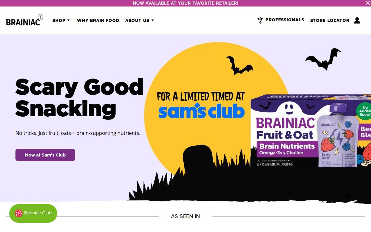 Ingenuity Foods website preview