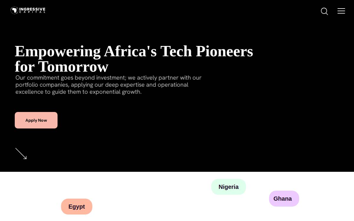 Ingressive Capital website preview