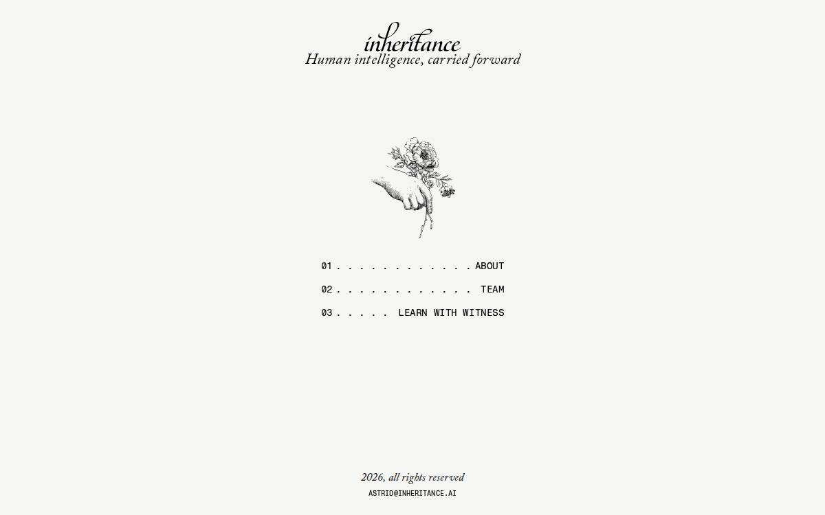 Inheritance website preview