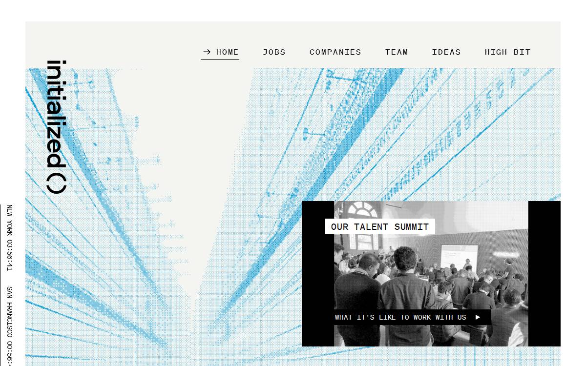 Initialized Capital website preview