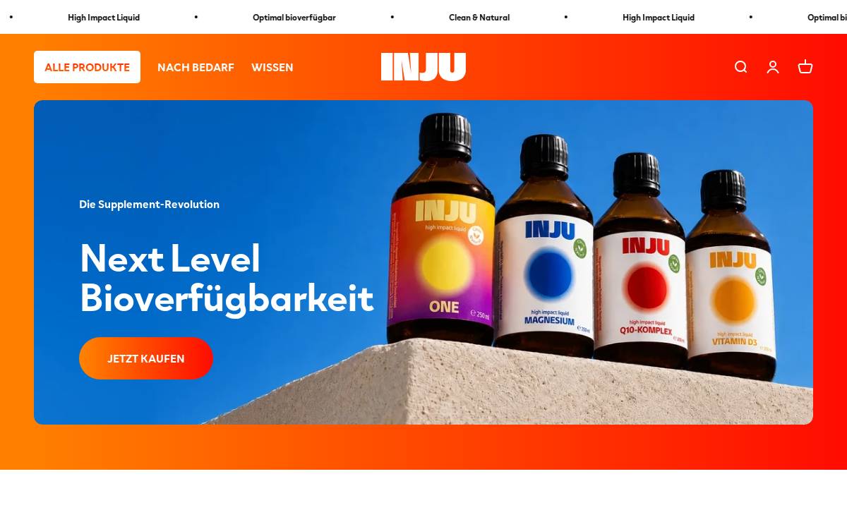 Inju website preview