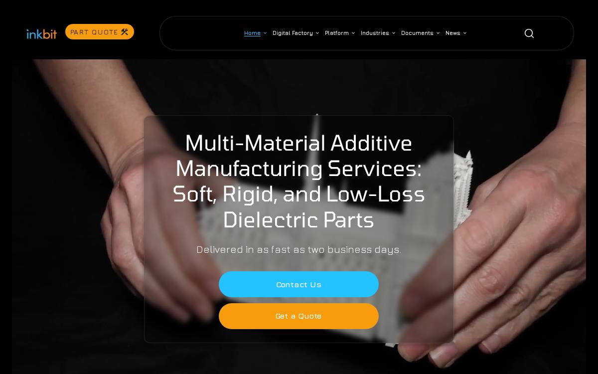 Inkbit website preview
