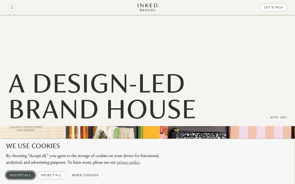 Inked Brands website preview