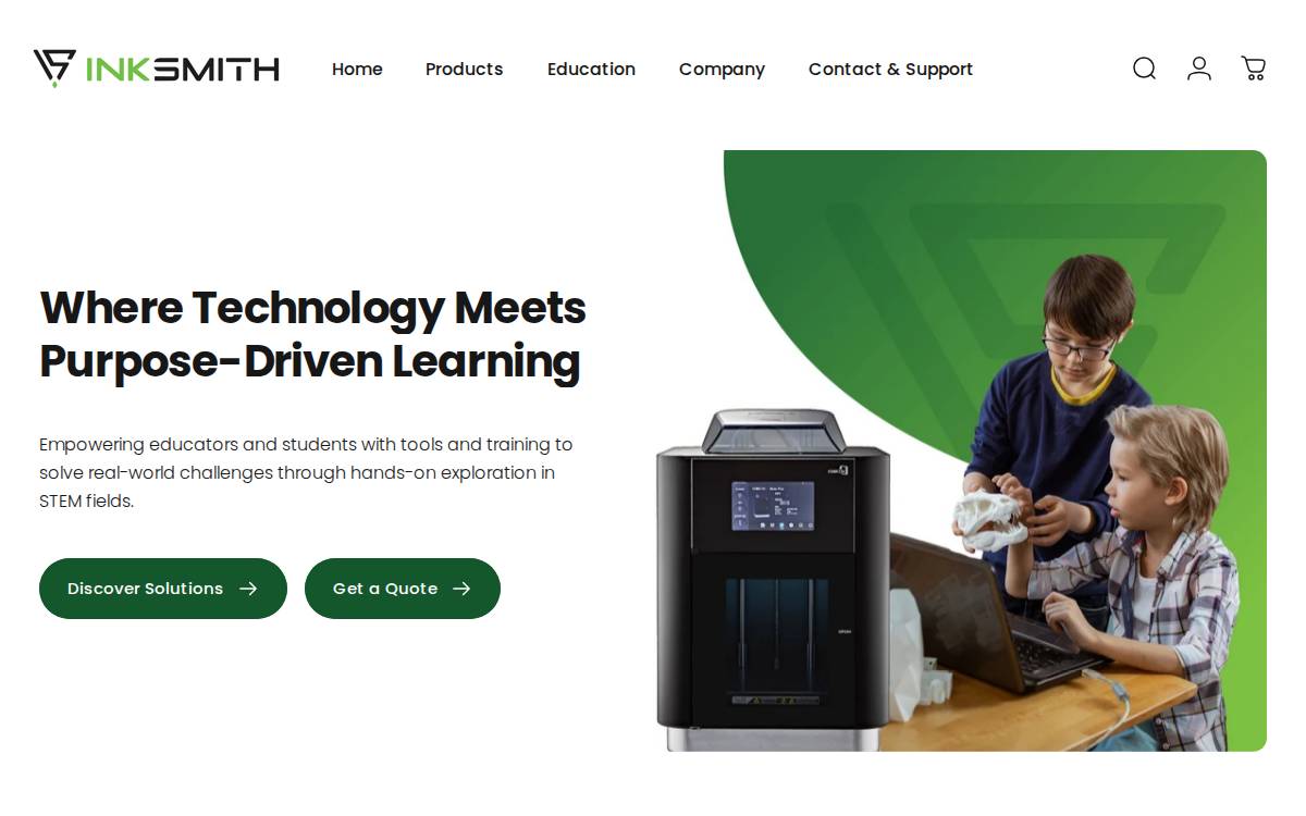 InkSmith Website website preview