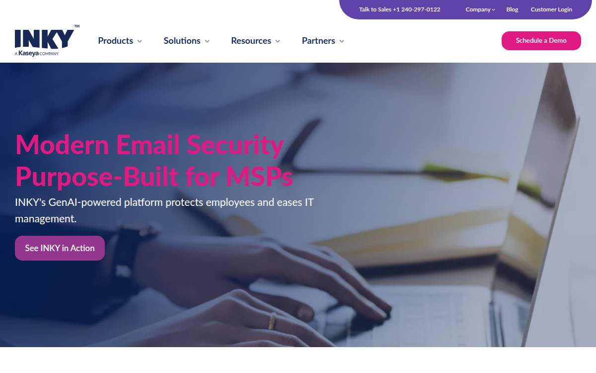 Inky Technology Corporation website preview