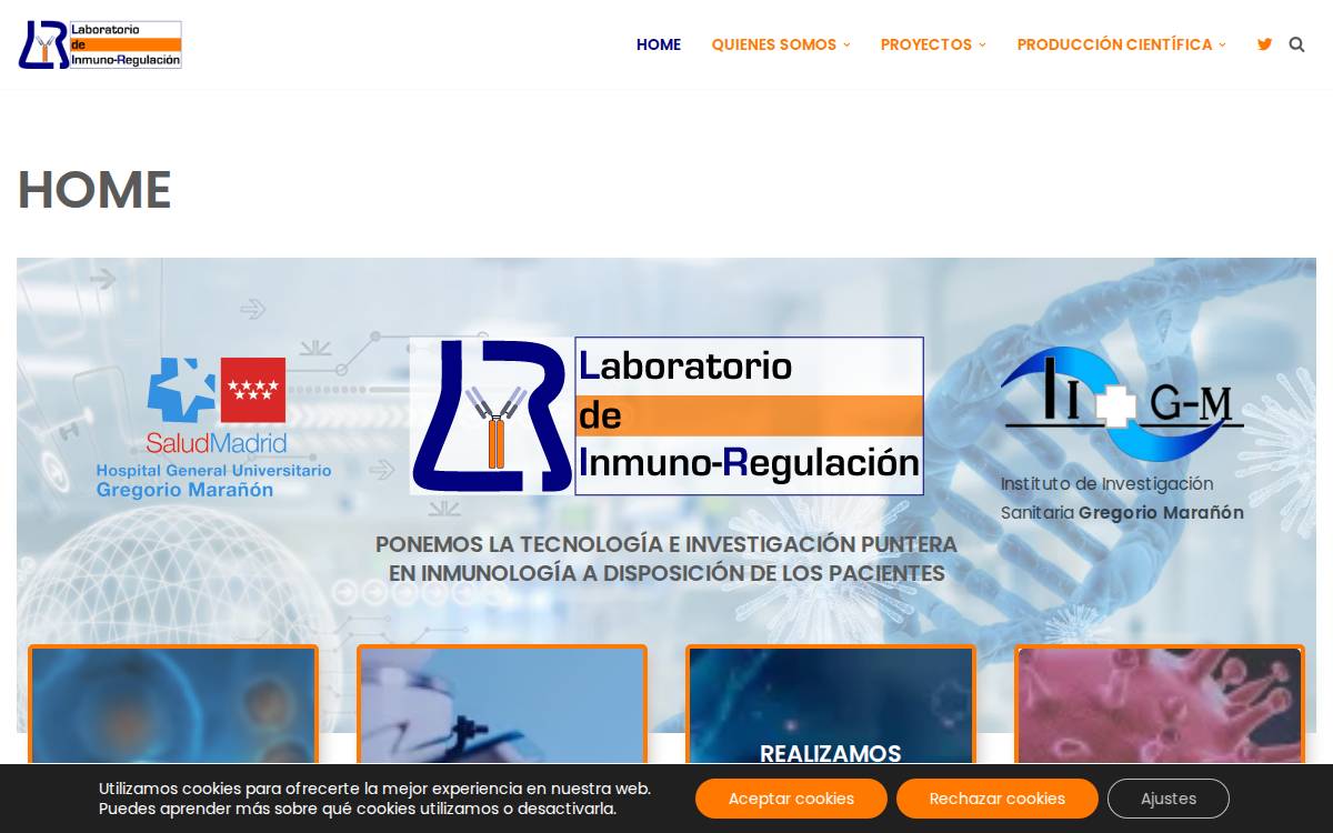 Inmunoregulacion website preview