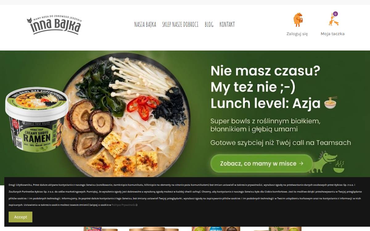 Inna-Bajka website preview