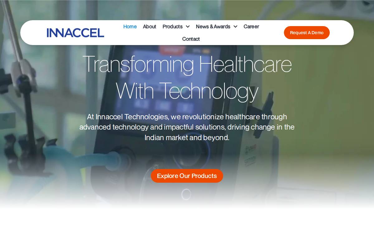 Innaccel Technologies website preview