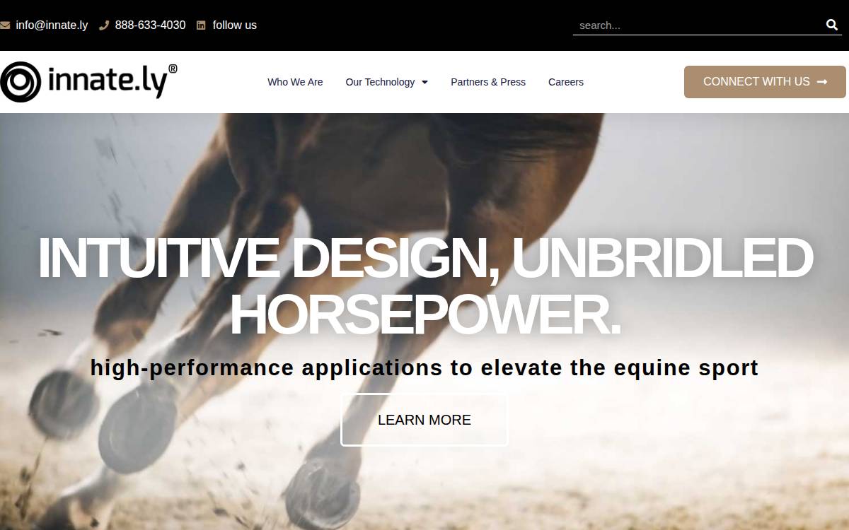 Innate website preview