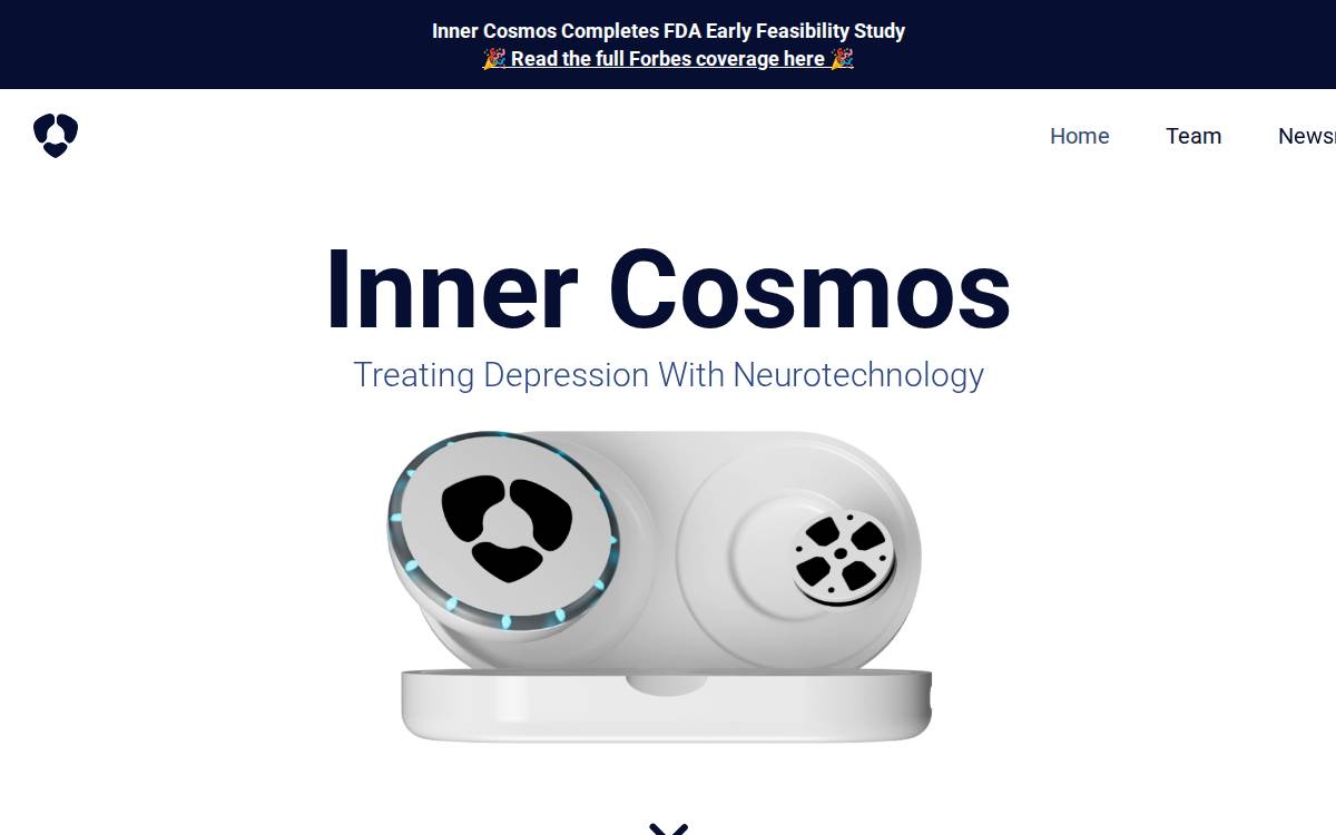 Inner Cosmos website preview