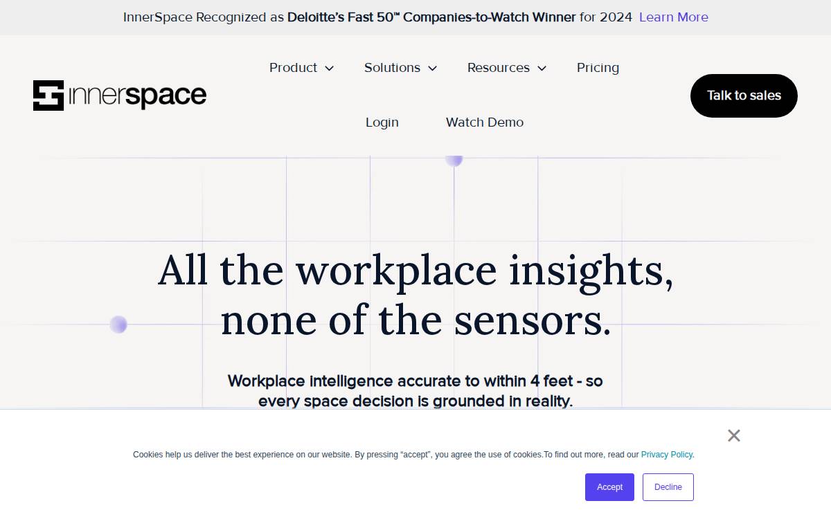 Innerspace website preview