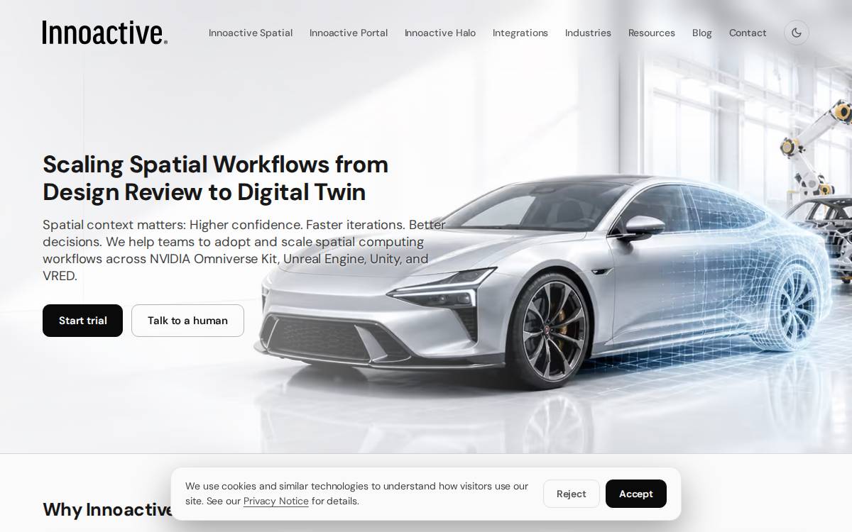 Innoactive website preview