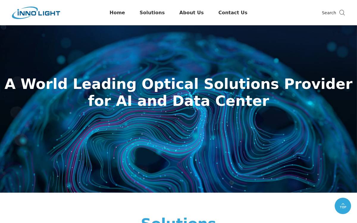 InnoLight Technology website preview