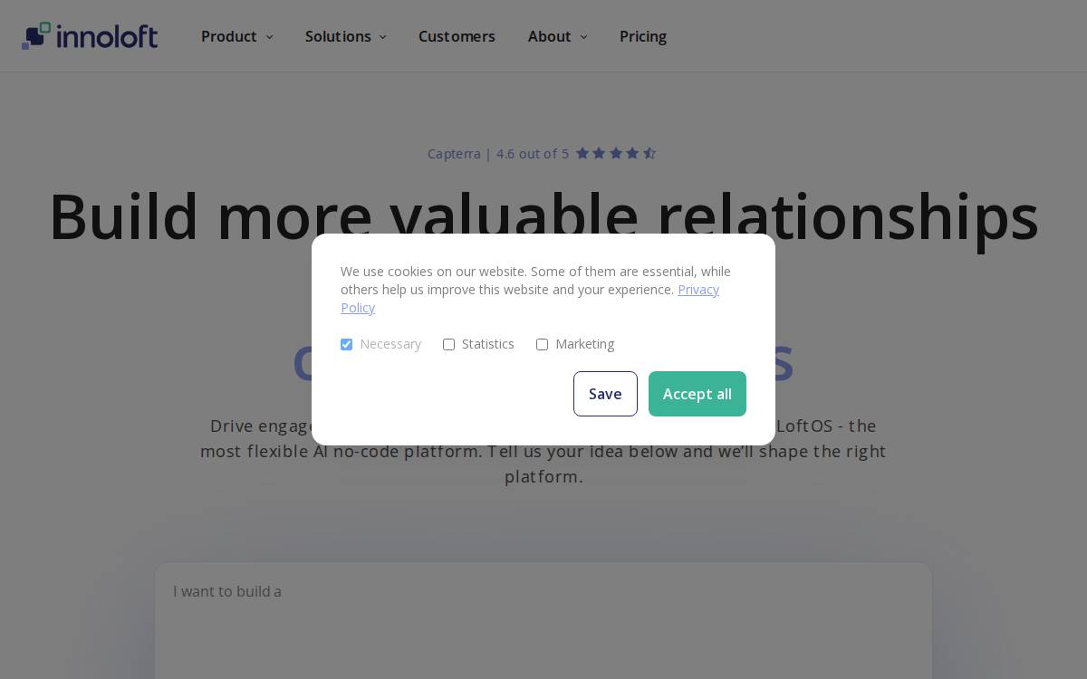 Innoloft website preview