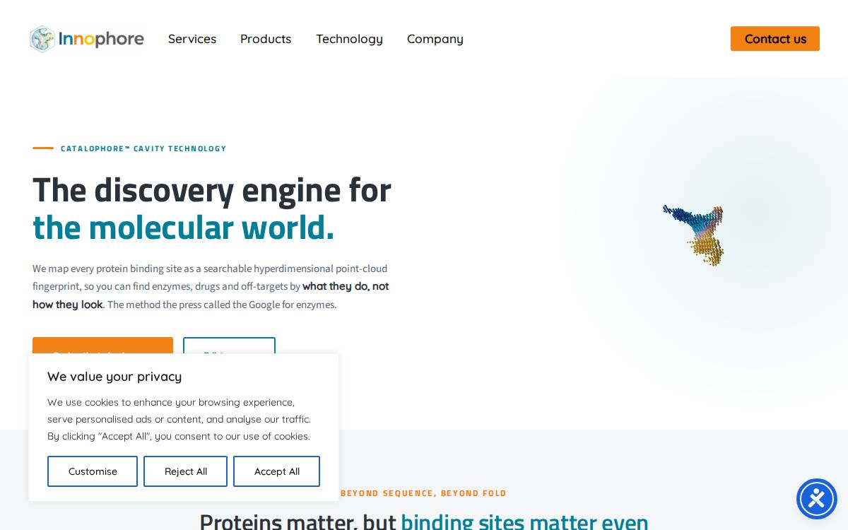Innophore website preview