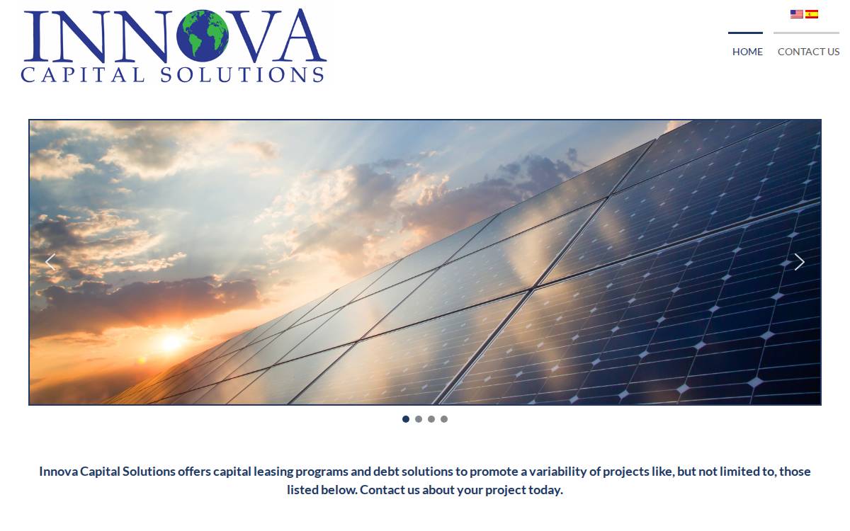 Innova Capital Solutions website preview