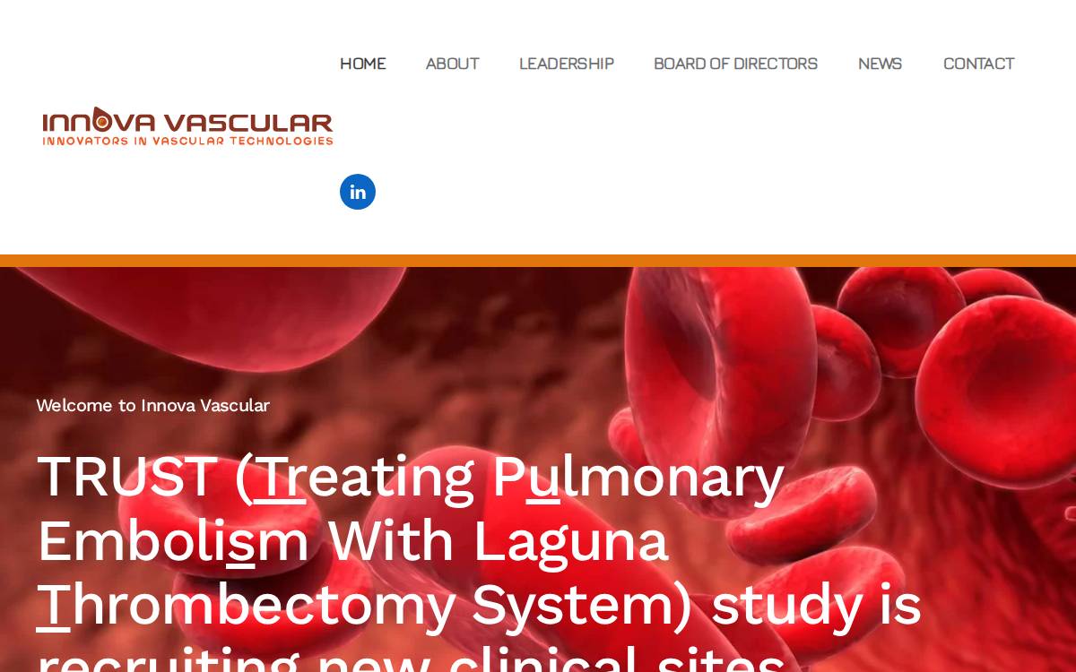Innova Vascular website preview