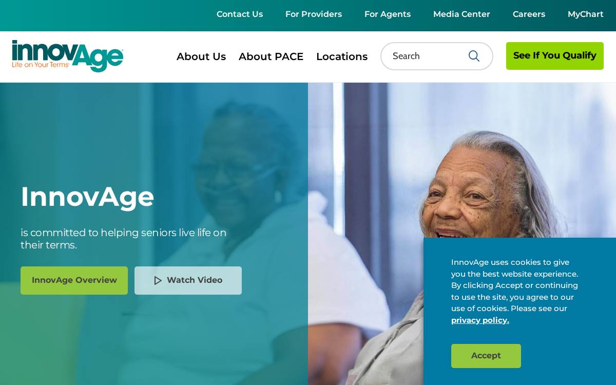 Innovage website preview