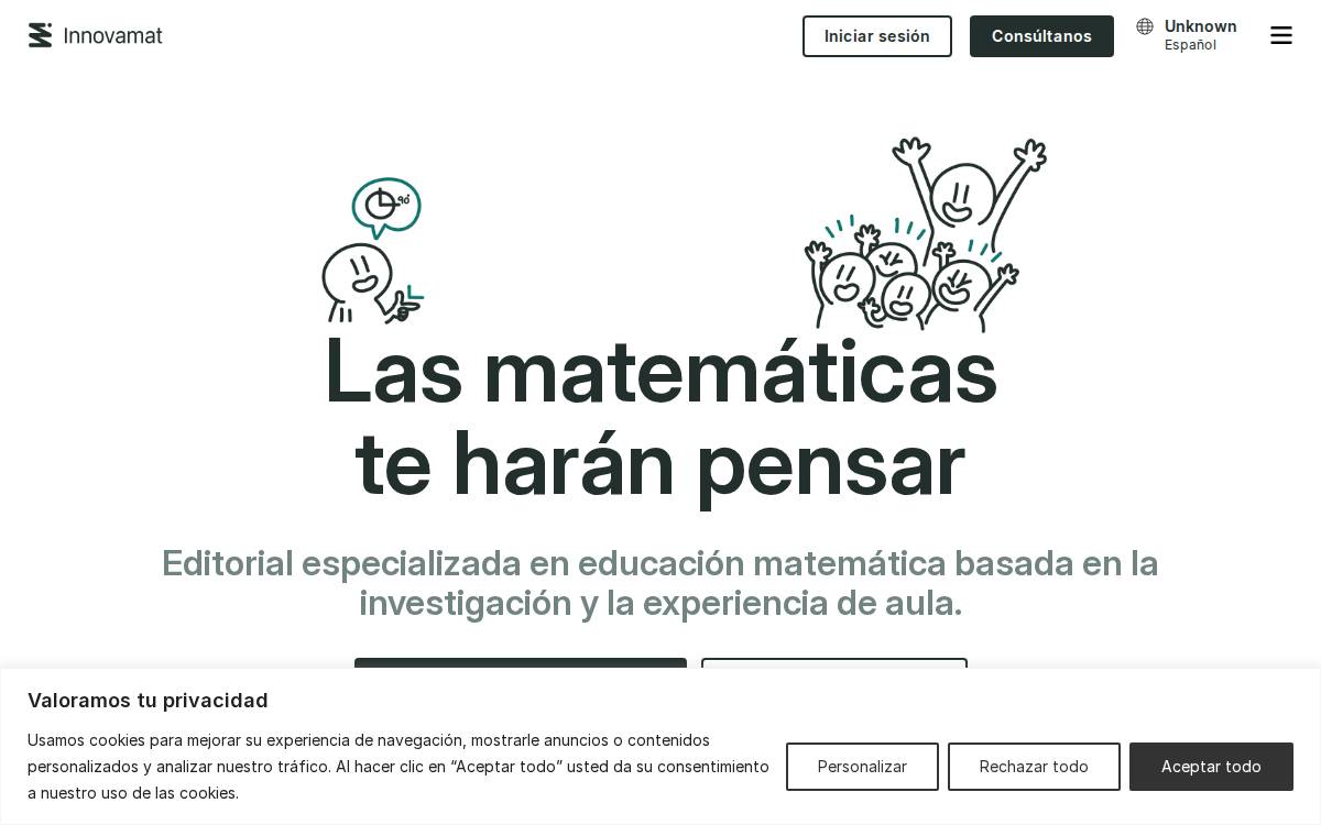 Innovamat website preview