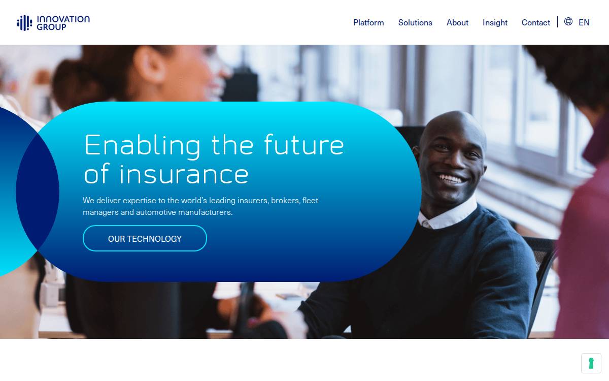 Innovation website preview