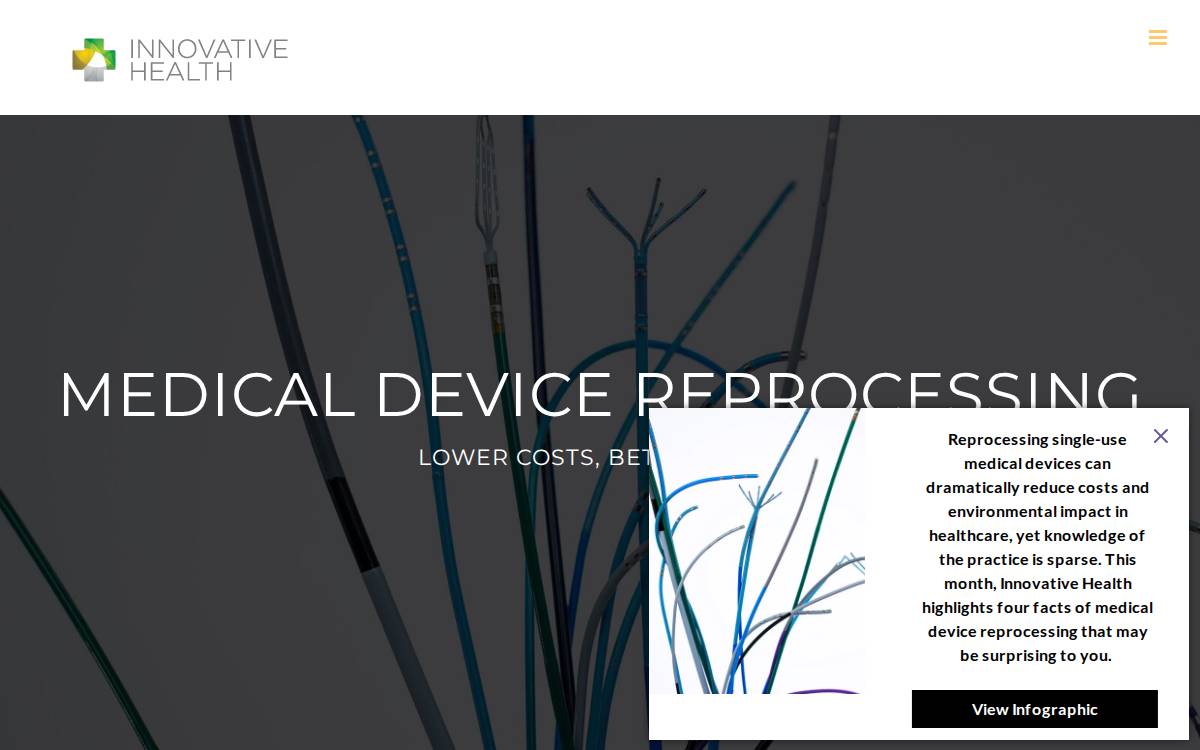 Innovative Health website preview