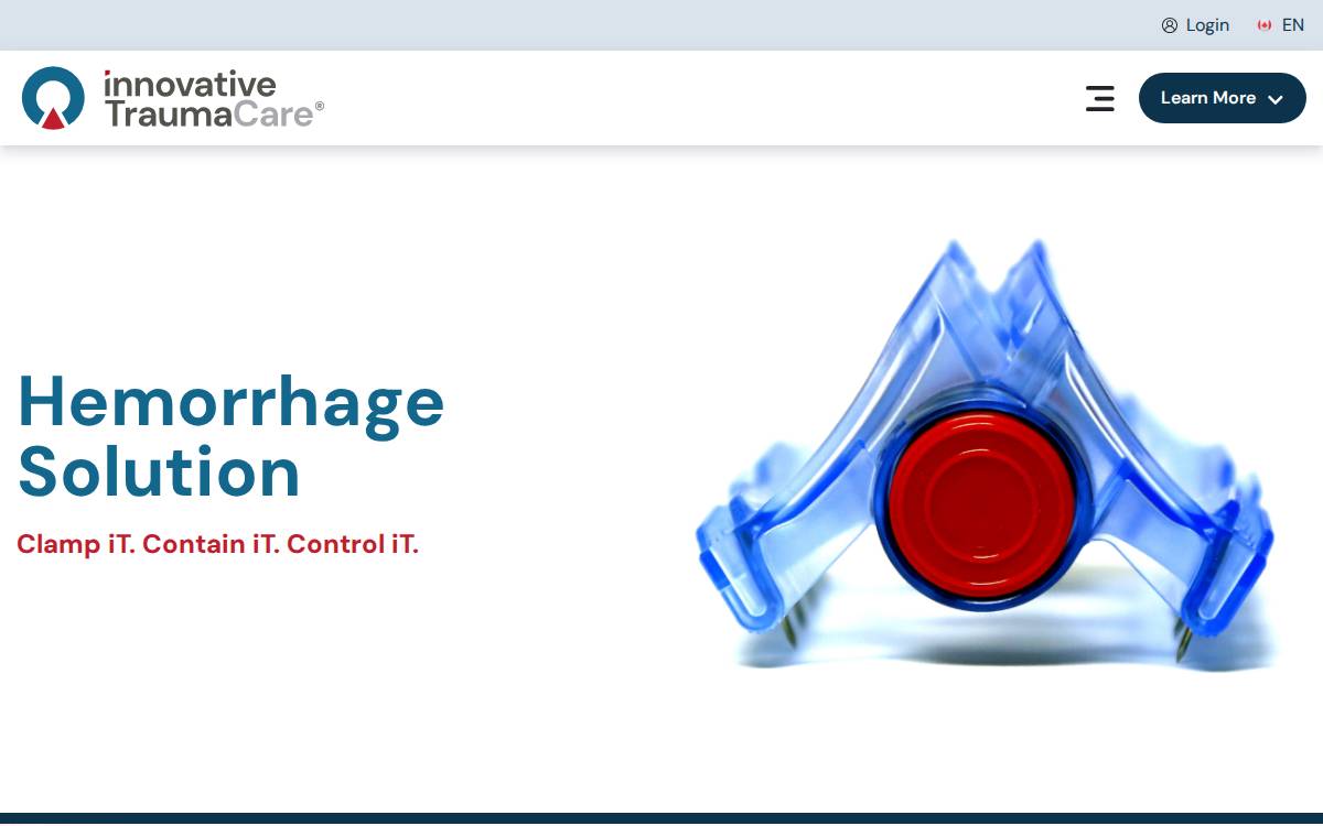 Innovative Trauma Care website preview