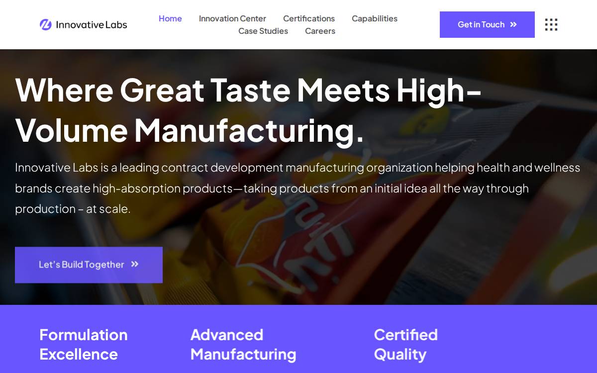 Innovativeflexpak website preview