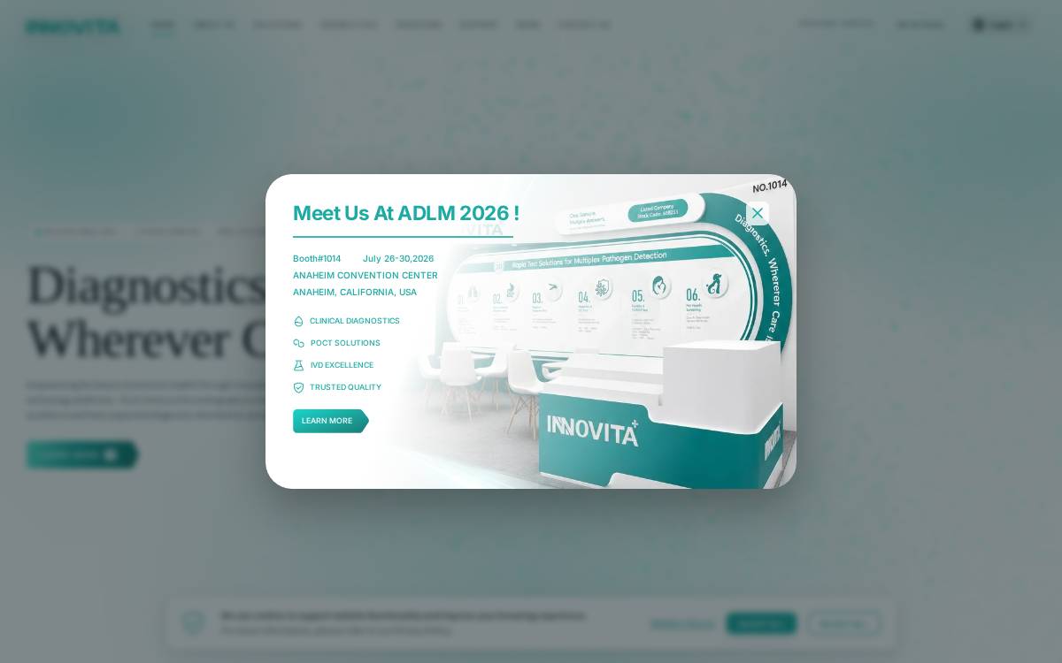 Innovita website preview