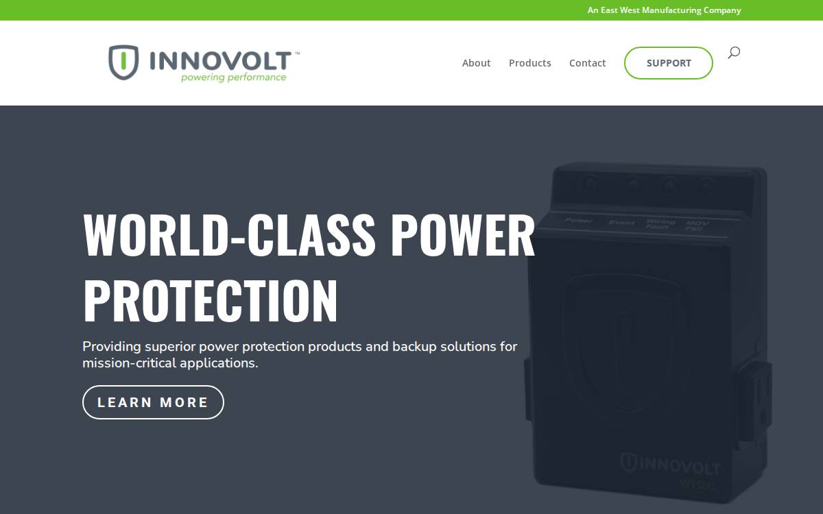 Innovolt website preview