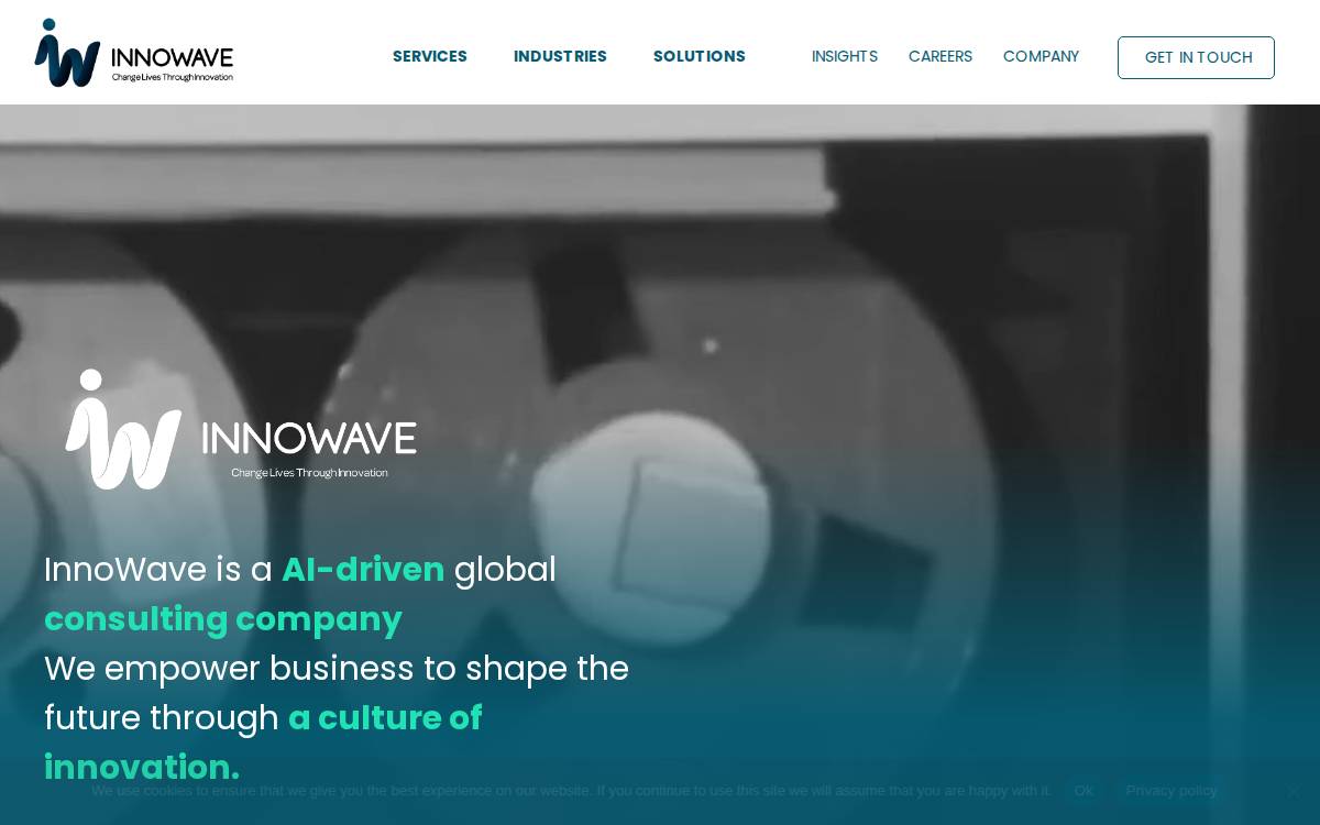 Innowave Tech website preview