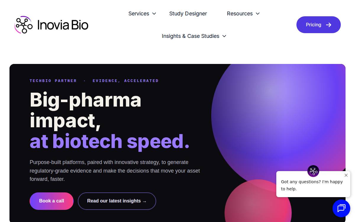 Inovia website preview