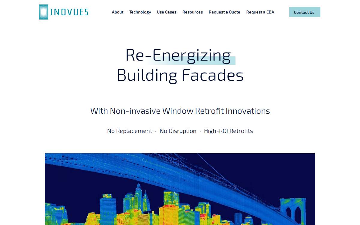 Inovues website preview