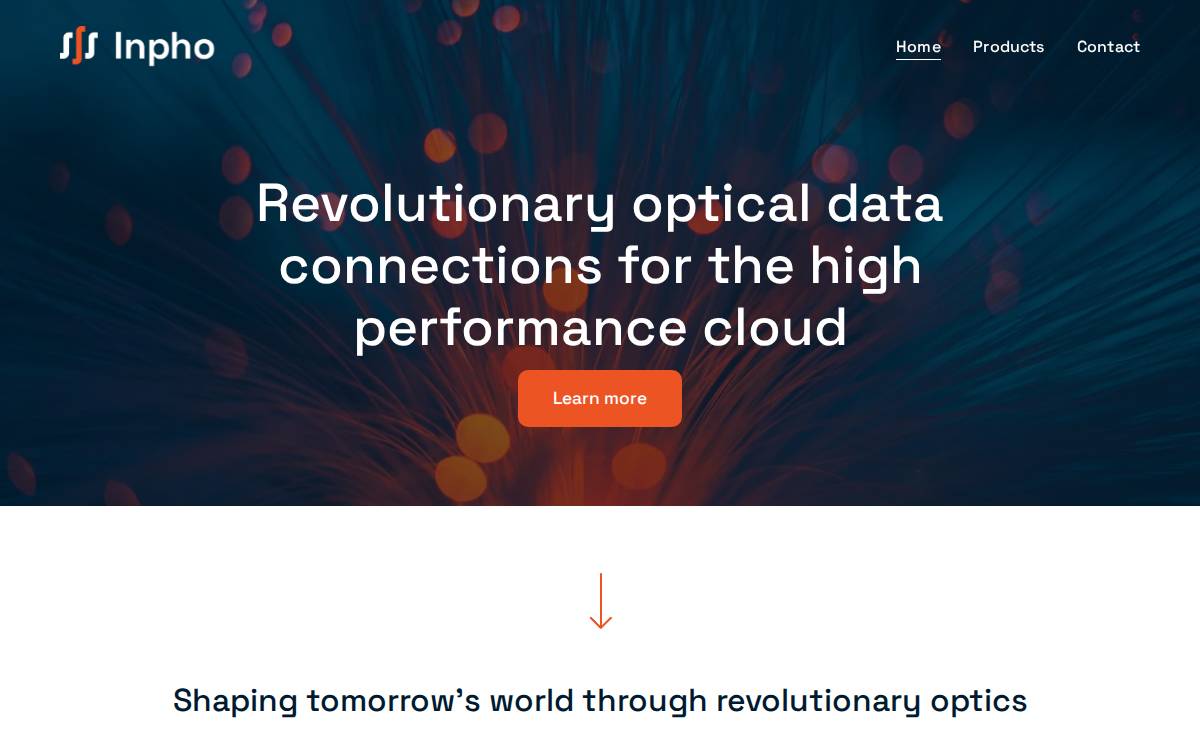 Inpho website preview