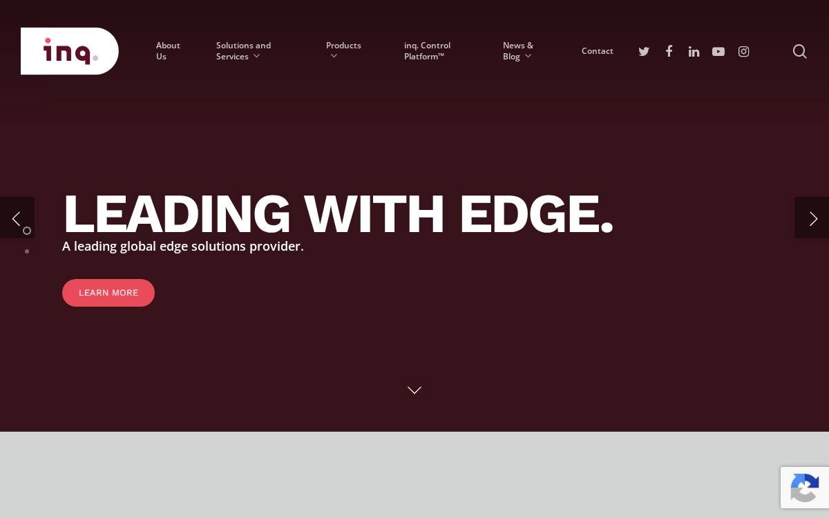 Inq website preview