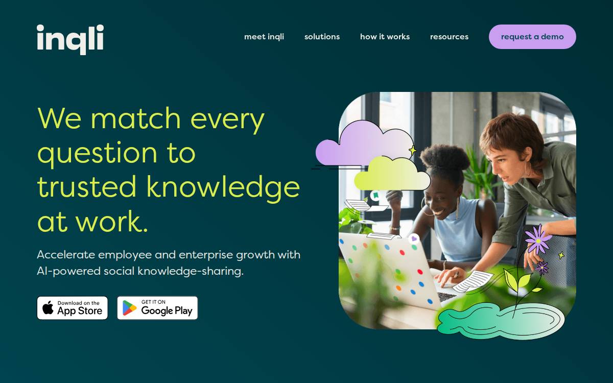 Inqli website preview