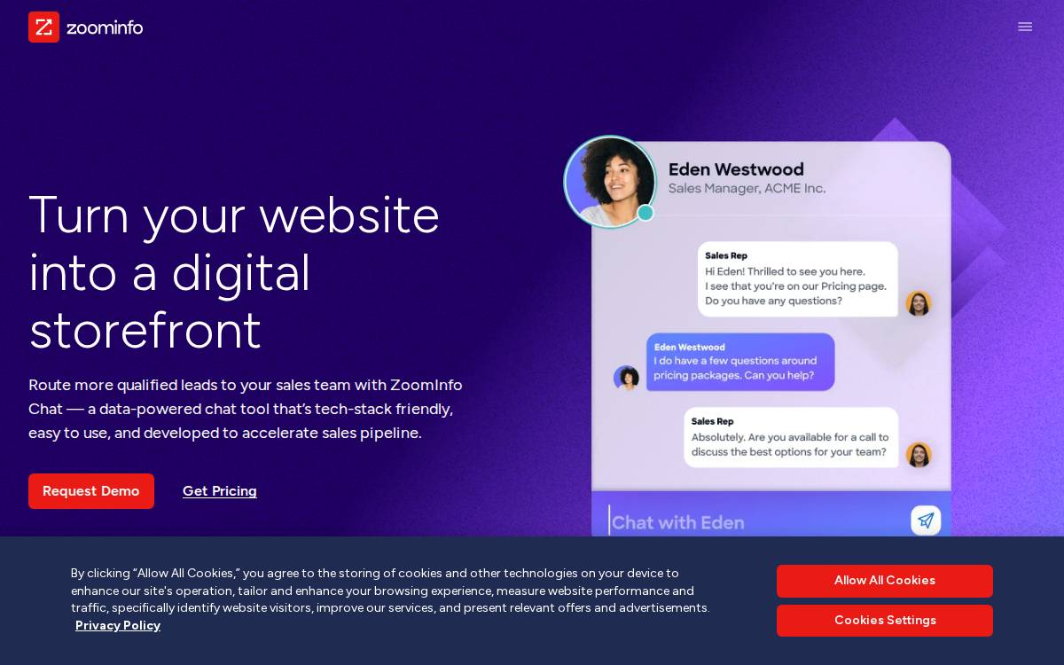 Insent.ai website preview