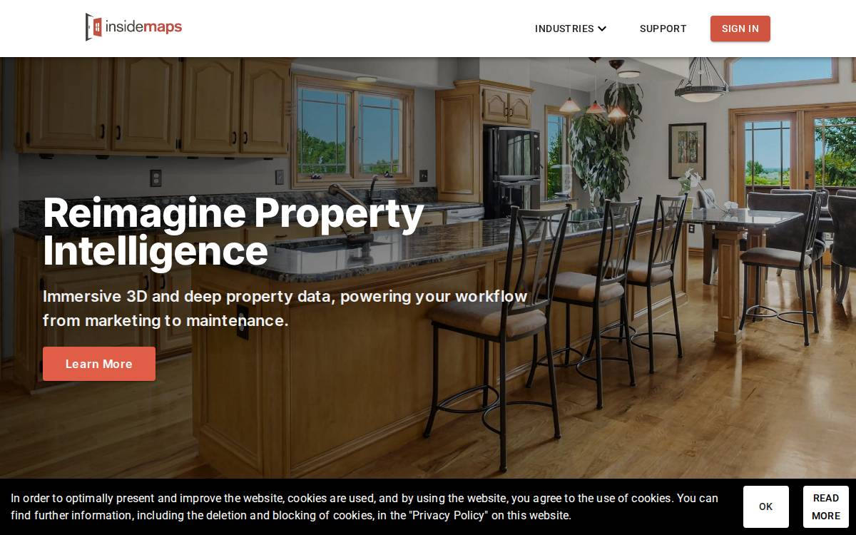 Inside Maps website preview