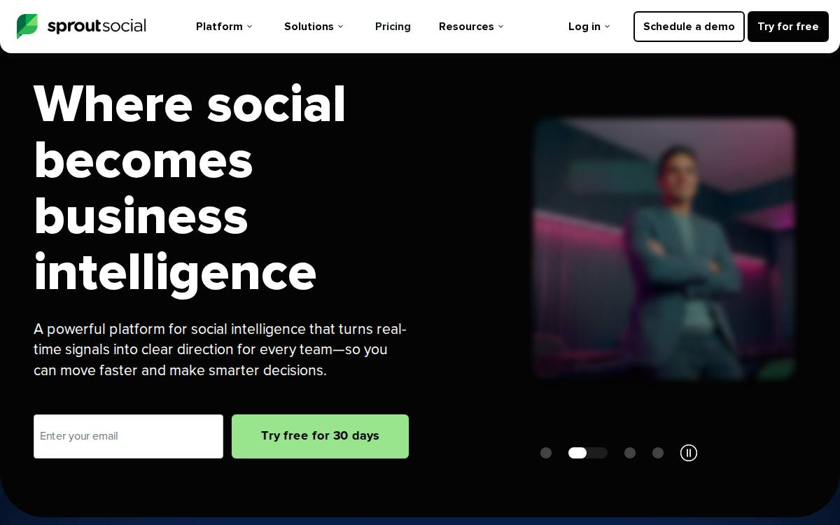 Inside Social website preview