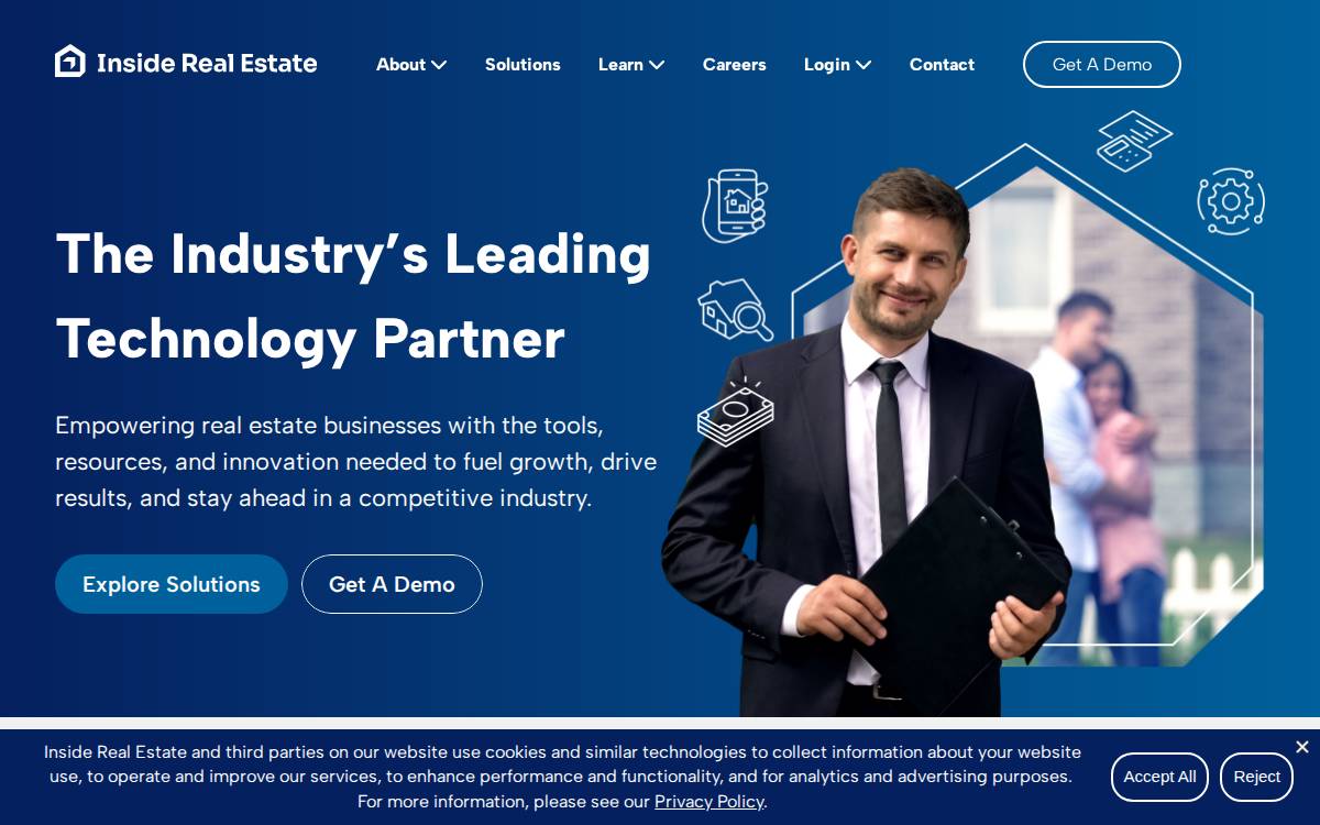 Inside Real Estate website preview