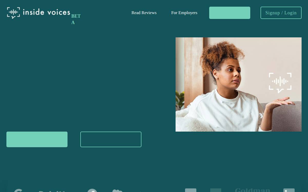 Insidevoices website preview