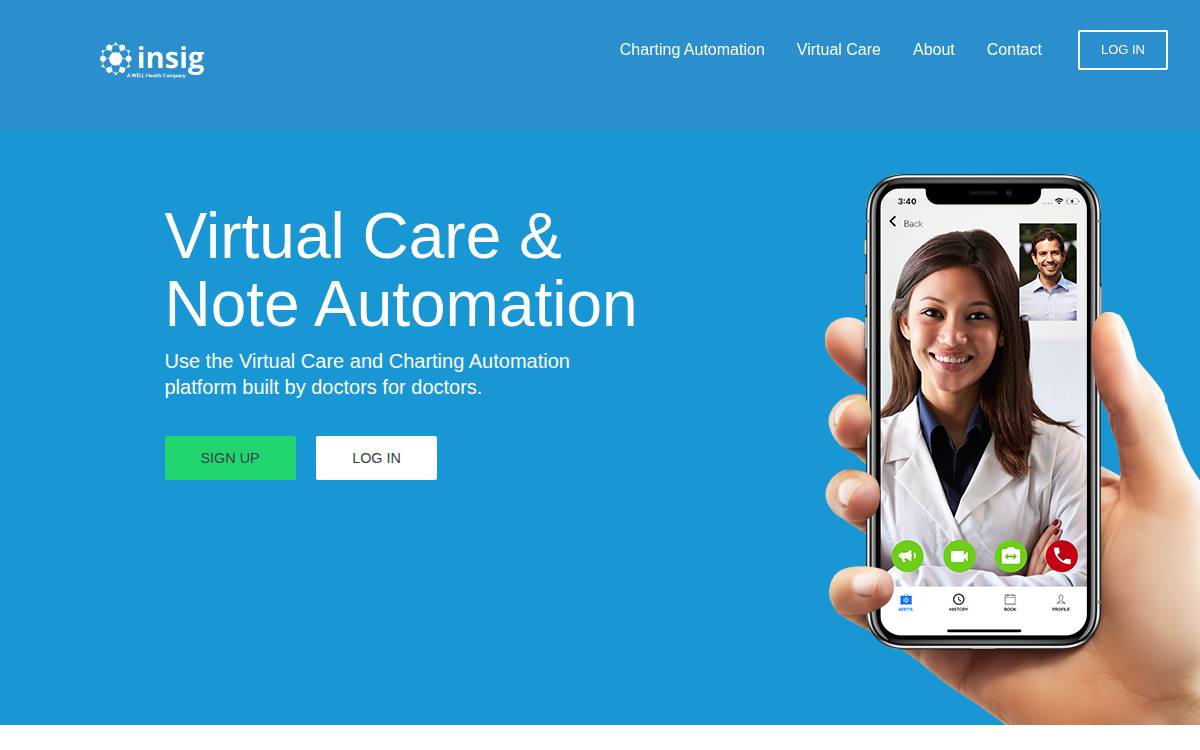 INSIG website preview
