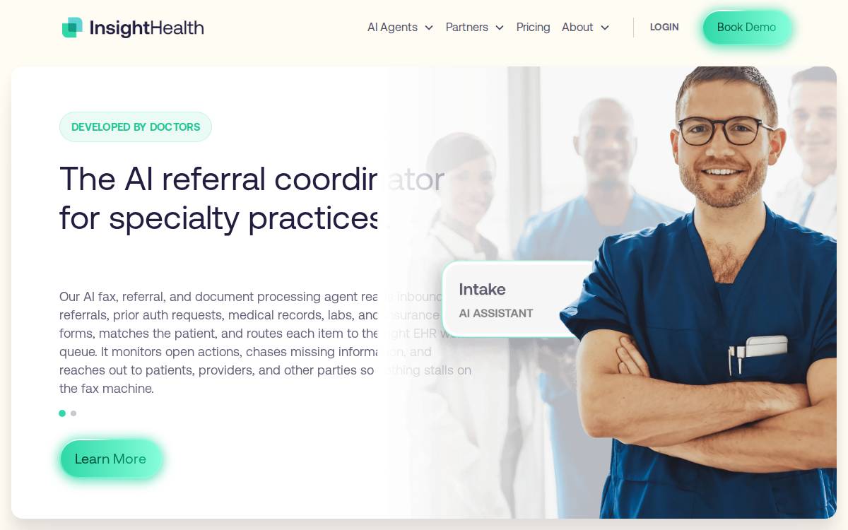 Insight Health website preview